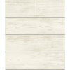 Shiplap Grey & Off White Wallpaper, by York Wall, 33' length x 1'8.5" width x 0.02" depth thumbnail 1