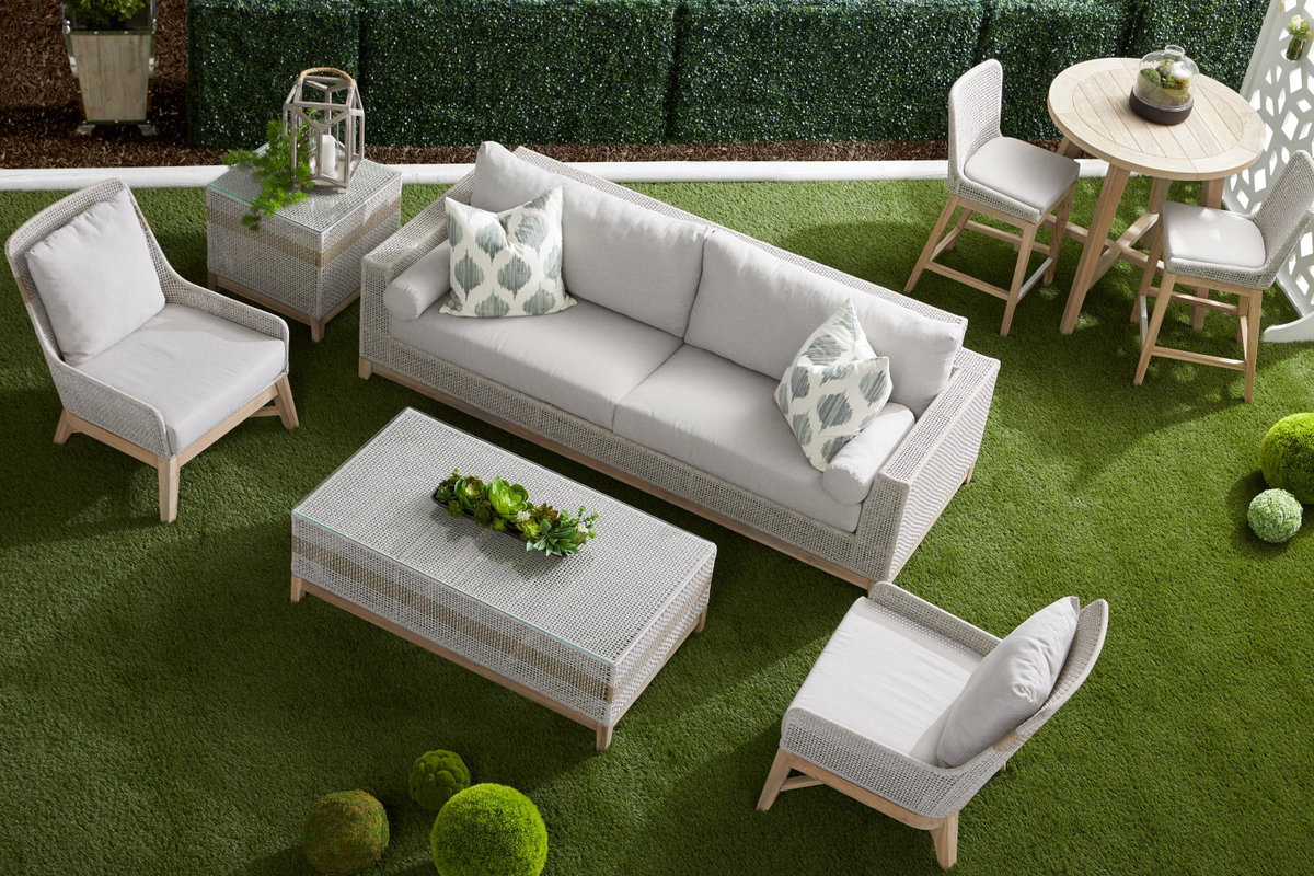 Tapestry Outdoor Club Chair, Accent Chair by Essentials for Living, 29" width x 33" height x 34" depth View 16