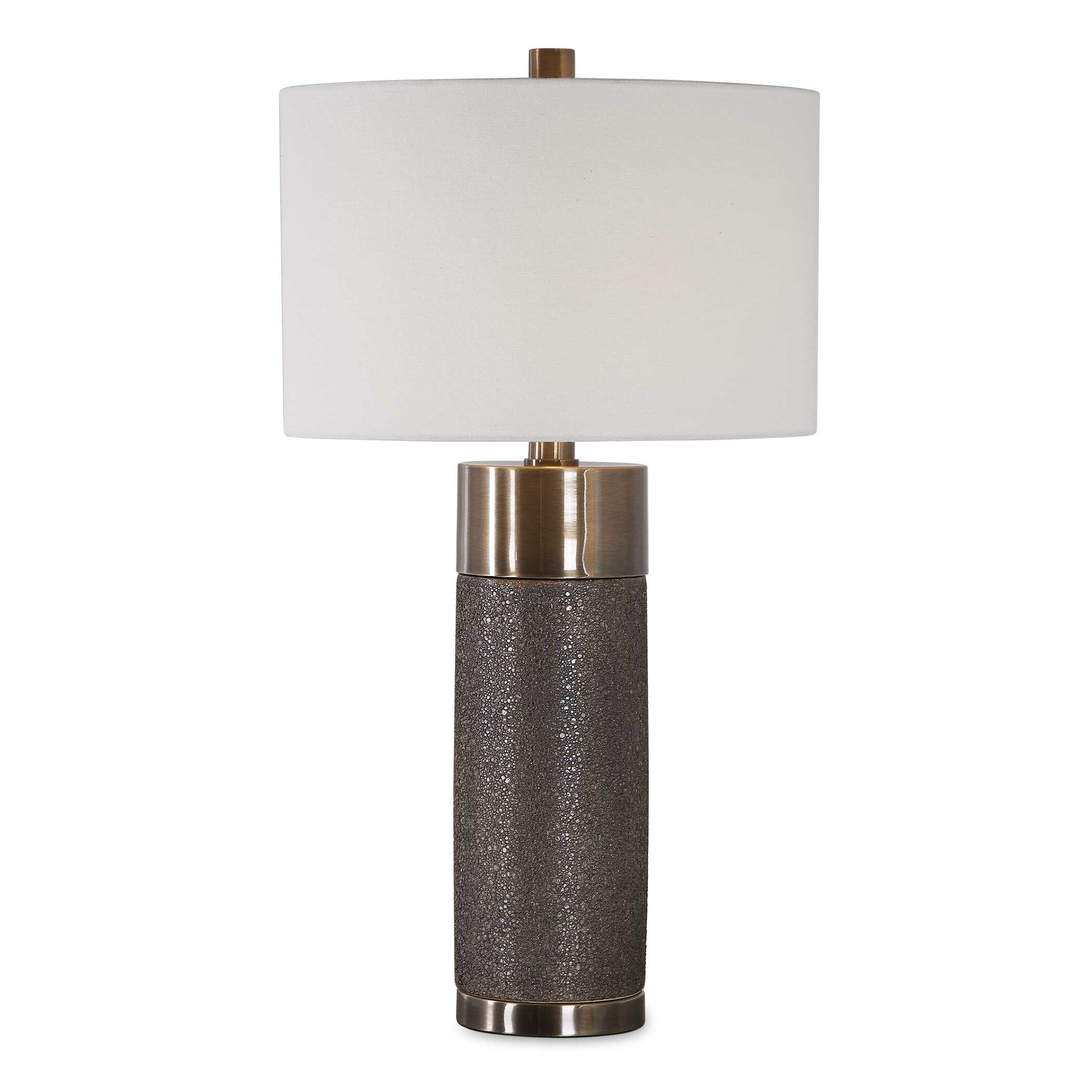 Brannock Bronze Table Lamp, by Uttermost, 17" width x 31.5" height x 17" depth View 1