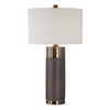 Brannock Bronze Table Lamp, by Uttermost, 17" width x 31.5" height x 17" depth thumbnail 1