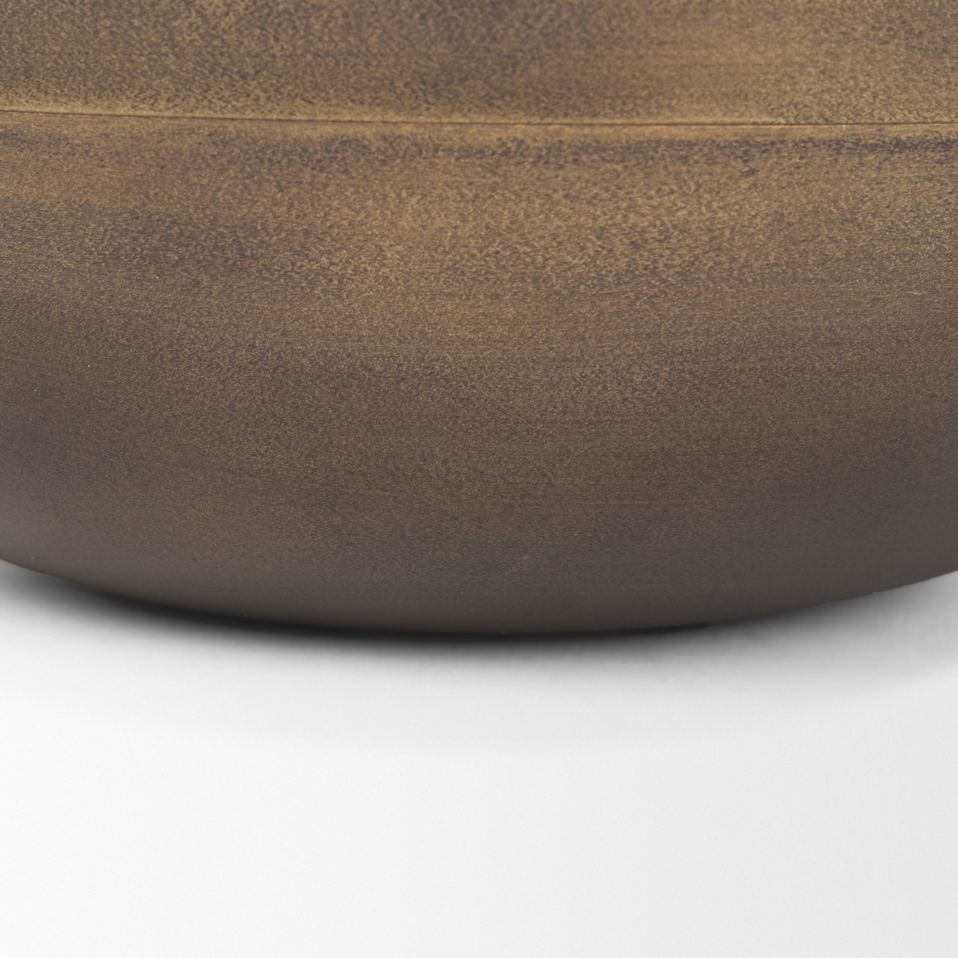 Tomiko Decorative Brass Finished Cast Aluminum Round Bowls, Decorative Bowl by Mercana, 11" length x 11" width x 4" height View 9