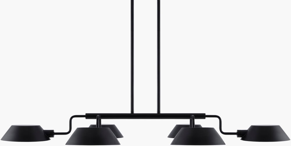 Mandoza Chandelier, by Surya, 26" length x 42" width x 56" height