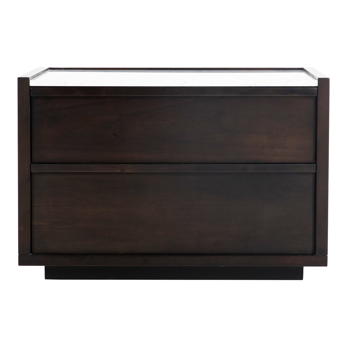 Ashcroft Nightstand Dark Grey, by Moe's Home, 26.5" width x 18" height x 19" depth View 1
