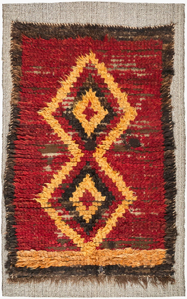Antique One of a Kind Handmade Rug, by Surya, 5'5.75" length x 3'4.55" width