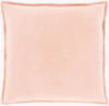Cotton Velvet Lumbar Pillow Down, Decorative Pillow by Surya, 13" length x 19" width thumbnail