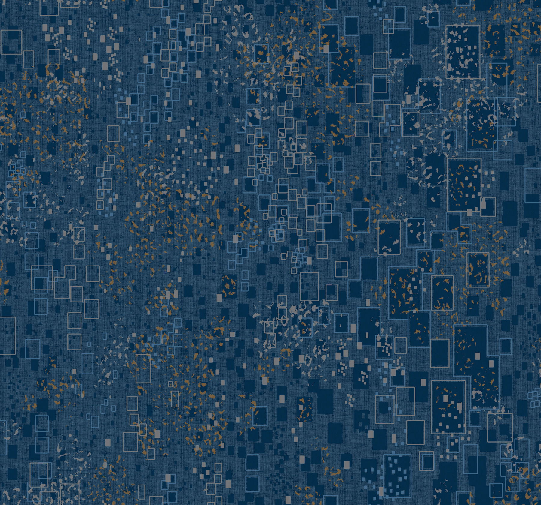 Gilded Confetti Navy Wallpaper, by York Wall, 27' length x 2'3" width x 0.02" depth View 1