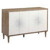 Dani 4 Door White Cabinet, Cabinets & Chest by Uttermost, 48" width x 34.12" height x 18" depth thumbnail 5
