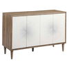 Dani 4 Door White Cabinet, Furniture by Uttermost, 48" width x 34.12" height x 18" depth thumbnail 5