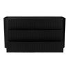 Povera 6 Drawer Dresser Black thumbnail 1