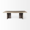 Konstantin 94.0 x 40.0 x 30.0 Medium Brown Wood with Live Edge Rectangular Dining Table thumbnail 5