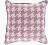 Houndstooth Accent Pillow Down, Decorative Pillow by Surya, 20" length x 20" width thumbnail