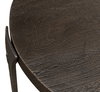 *Forged Slats Side Table/Moleskin, Side & End Table by Sarreid, 18" length x 18" width x 25" height thumbnail 5