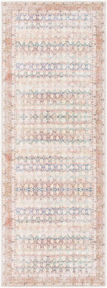 Kemer Machine Woven Rug, by Surya, 7'2.61" length x 2'7.5" width