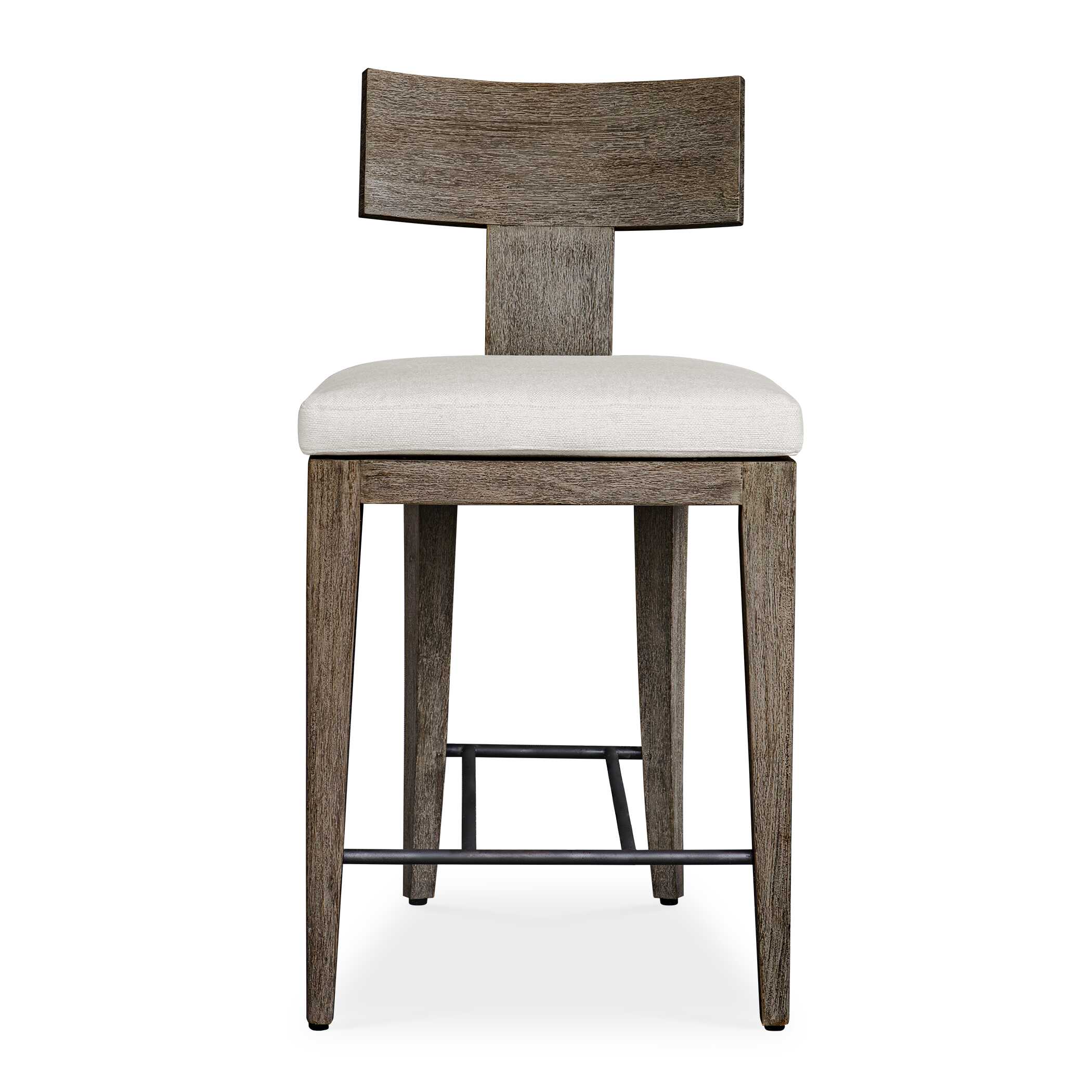 Cellini Outdoor Counter Stool, Furniture by Uttermost, 20" width x 39.5" height x 23.25" depth View 1