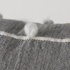 Linda 20 x 20 Navy And Cream With White Detail Decorative Pillow Cover thumbnail 10