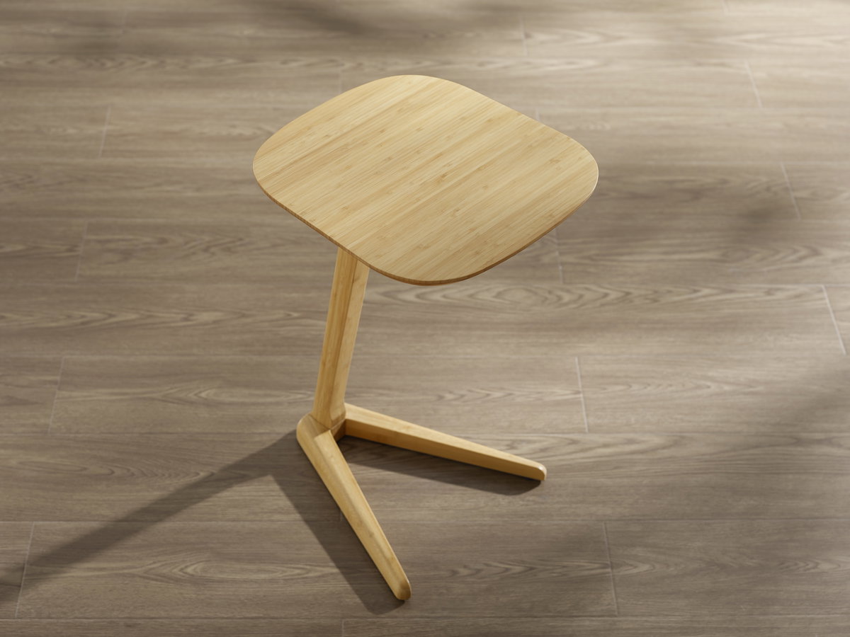 Thyme Side Table, Wheat, Side & End Table by Greenington, 14.5" length x 15" width x 23" height View 3