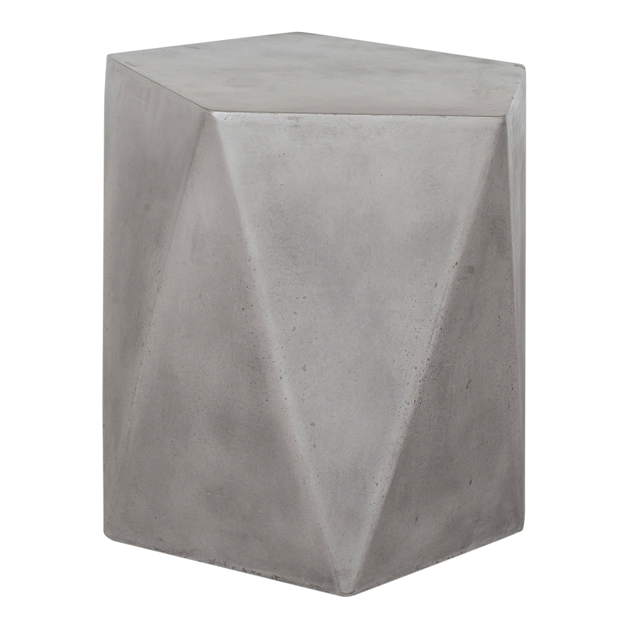 Gem Outdoor Stool Grey, Outdoor Chair by Moe's Home, 1'6" width x 1'6" height x 1'6" depth View 2