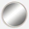 Ranchero White Round Mirror thumbnail 0