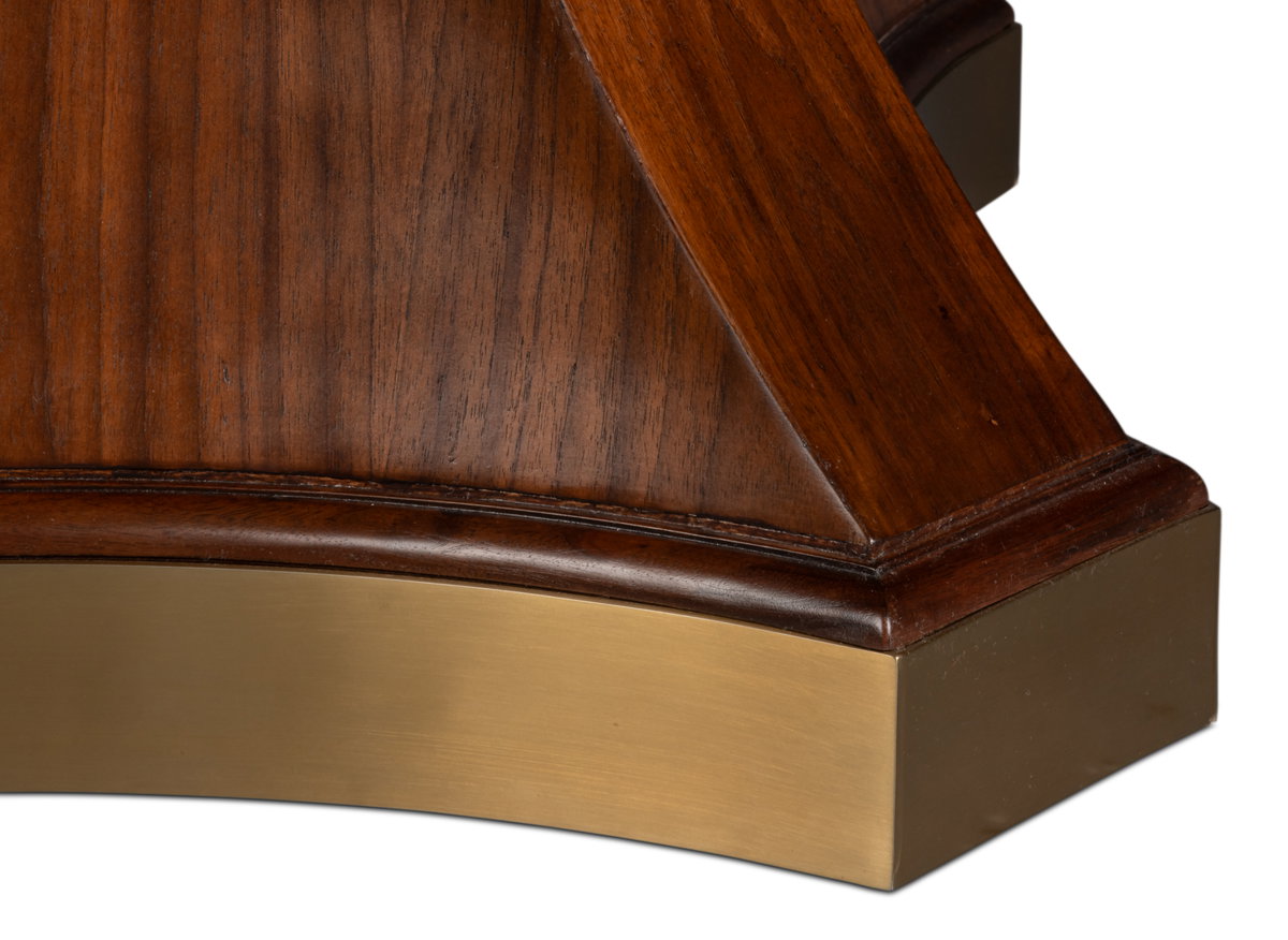 Chelsea Jupe Dining Table, by Sarreid, 4'7" length x 4'7" width x 2'6" height View 7