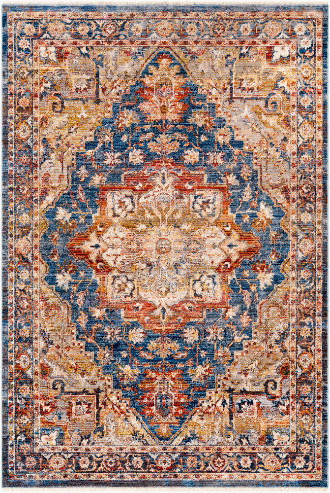 Ephesians Machine Woven Rug, by Surya, 1'3.75" length x 1'3.75" width