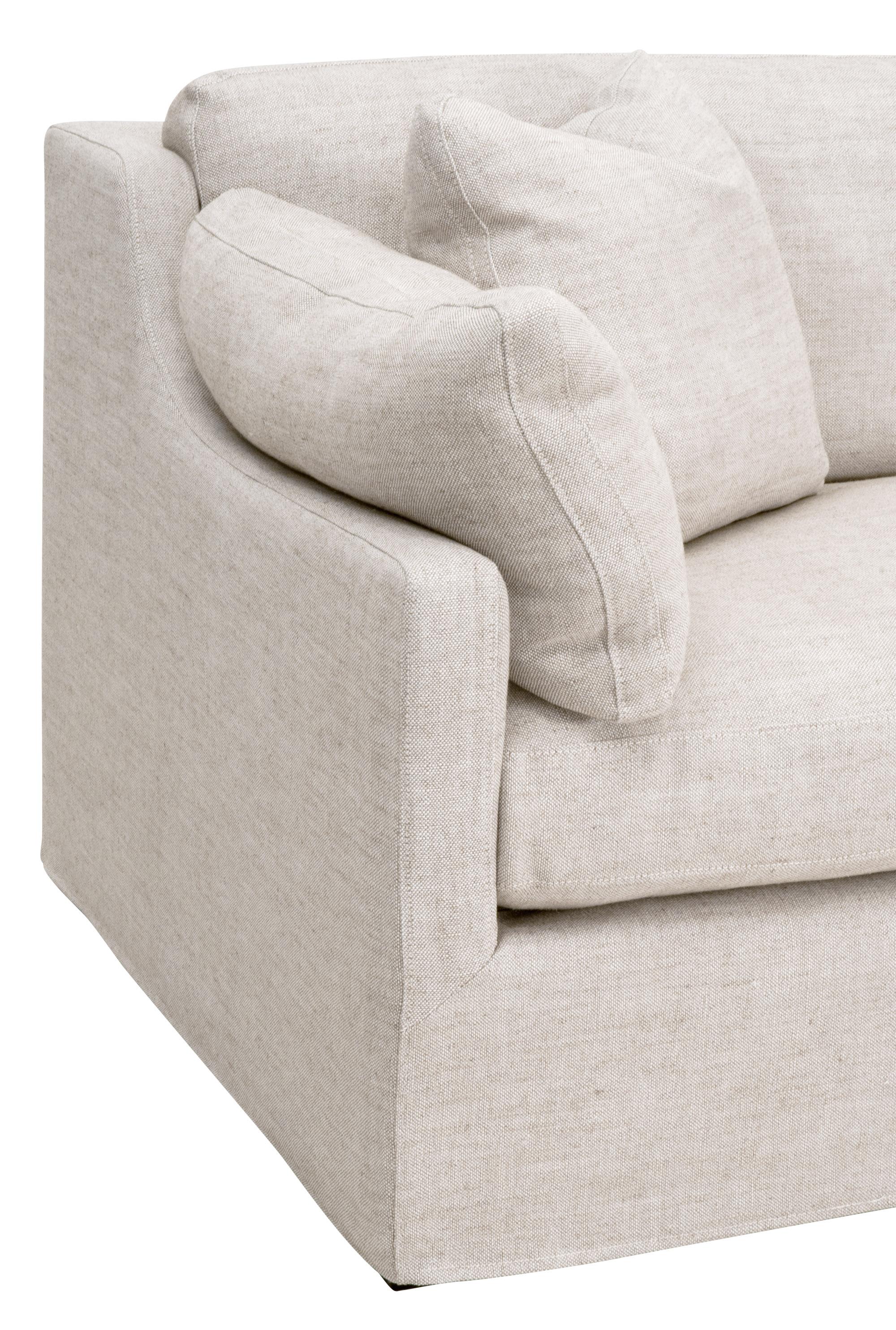 Lena 95' Slope Arm Slipcover Sofa Lena 95' Slope Arm Slipcover Sofa large image