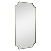 Lennox Brass Scalloped Corner Mirror 4 Lennox Brass Scalloped Corner Mirror thumbnail 4