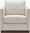 Glendon Swivel Chair, Accent Chair by Surya, 28" width x 28" height thumbnail