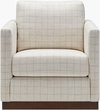 Glendon Swivel Chair, Accent Chair by Surya, 30" width x 28" height thumbnail