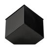 Ralph II Black Metal Cube Table Clock, by Mercana, 8.75" length x 10.25" width x 8.25" height thumbnail 7