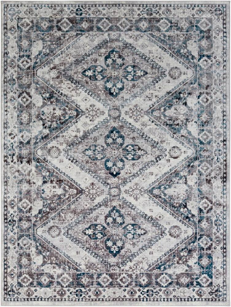Wanderlust Machine Woven Rug, by Surya, 9'0.27" length x 6'6.74" width
