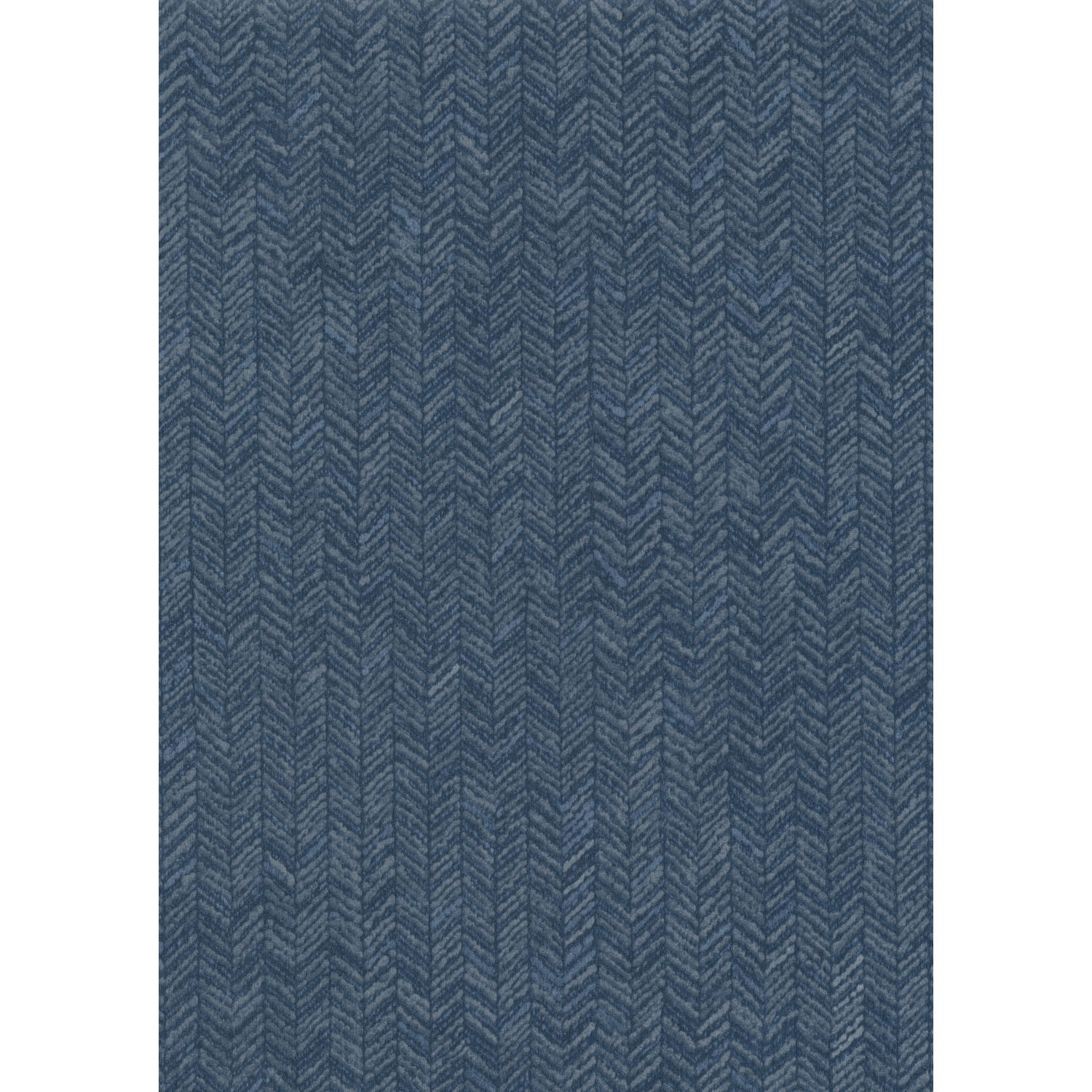 Navy Fabric Chevron Wallpaper large image 