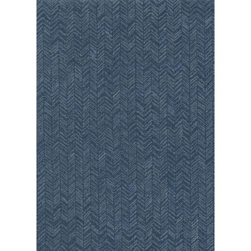 Navy Fabric Chevron Wallpaper