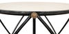 Drum & Fife Lamp Table, Aged Wht Marble, Side & End Table by Sarreid, 24" length x 24" width x 29" height thumbnail 5
