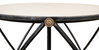 Drum & Fife Lamp Table  Aged Wht Marble, by Sarreid, 2' length x 2' width x 2'5" height thumbnail 5