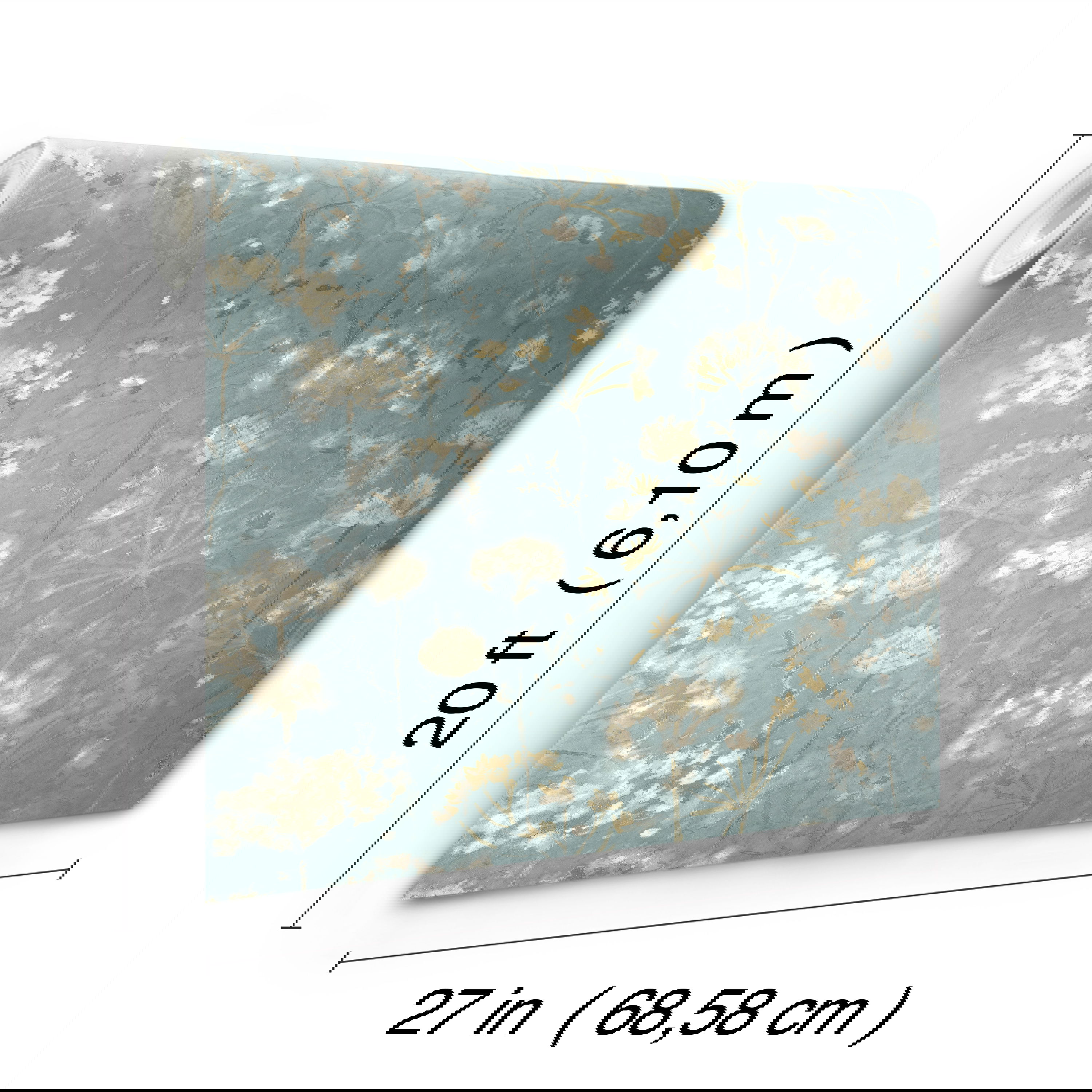 Botanical Fantasy Blue & Beige Peel & Stick Wallpaper, by York Wall, 20' length x 2'3" width x 0.02" depth View 8