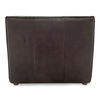 Form Slipper Chair Espresso Brown Leather, Accent Chair by Moe's Home, 31" width x 26" height x 40.5" depth thumbnail 4