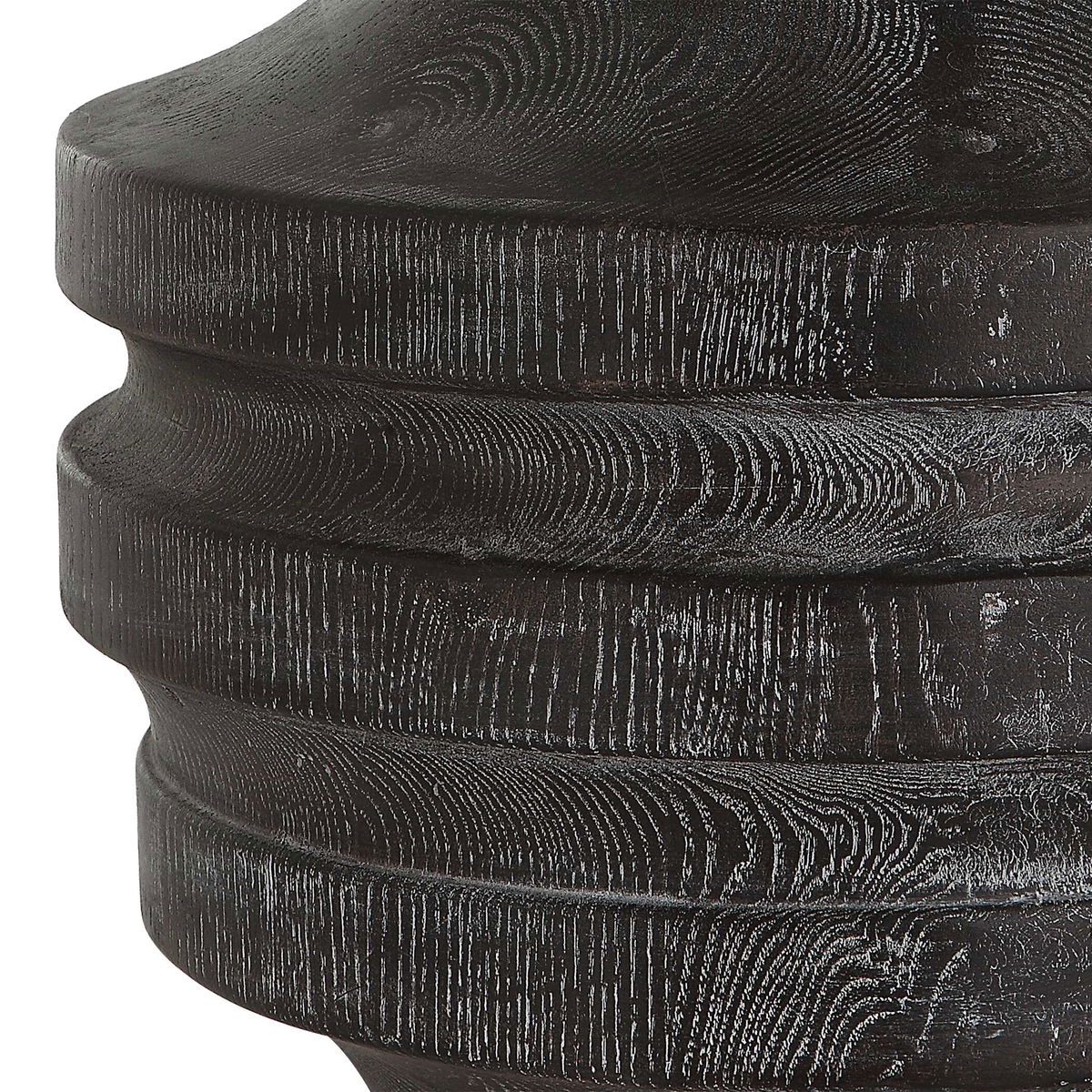 Timber Carved Wood Table Lamp, by Uttermost, 17" width x 24" height x 17" depth View 7