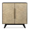 Reina Modern 2 Door Cabinet, Furniture by Uttermost, 31" width x 34" height x 15" depth thumbnail 1