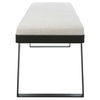 Hover Modern Bench, Furniture by Uttermost, 53" width x 19" height x 16" depth thumbnail 6