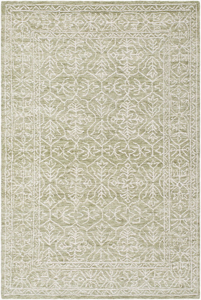 Sicily Handmade Rug, by Surya, 1'6" length x 1'6" width