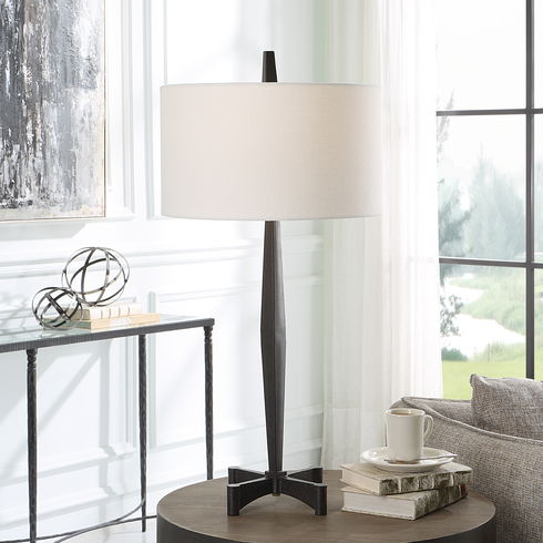 Counteract Rust Metal Table Lamp