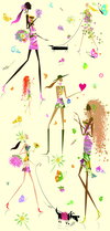 Fun Chic Yellow Peel & Stick Wallpaper, by York Wall, 18'10.8" length x 1'6" width x 0.02" depth thumbnail