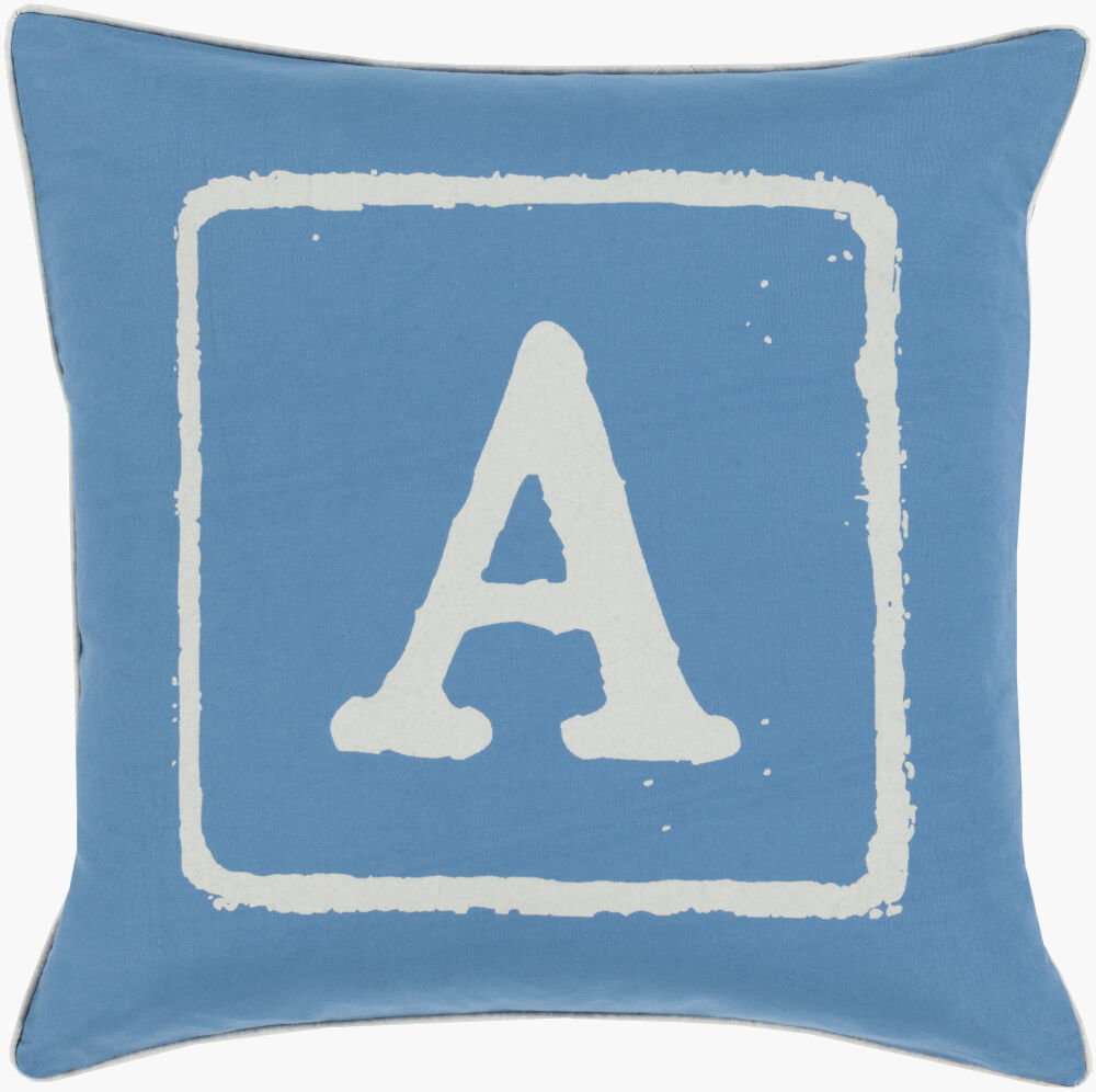 Big Kid Blocks Accent Pillow, Decorative Pillow by Surya, 18" length x 18" width