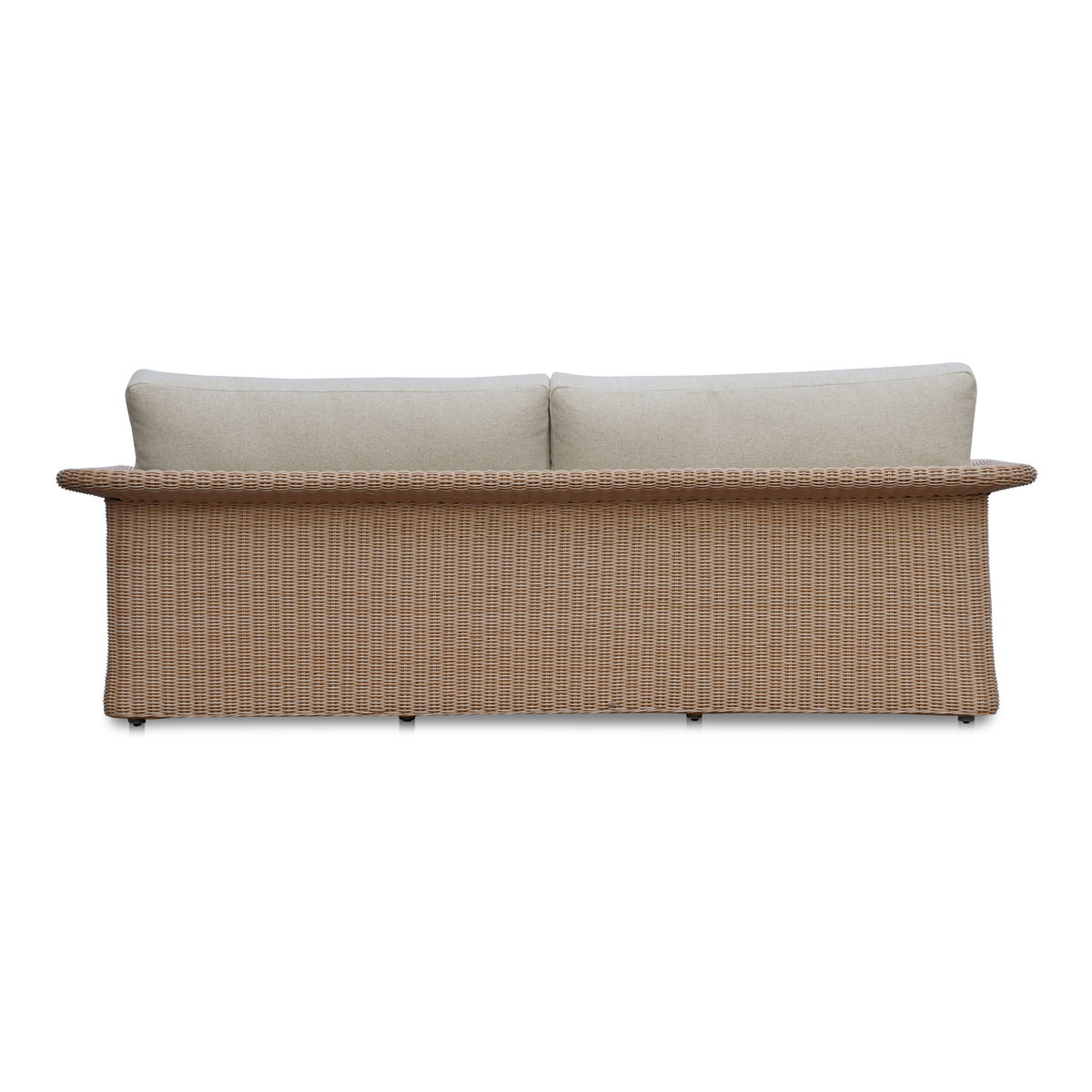 Meredith Outdoor Sofa Beige, Sofas & Sectional by Moe's Home, 90.55" width x 30" height x 38.43" depth View 3