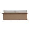 Meredith Outdoor Sofa Beige, Sofas & Sectional by Moe's Home, 90.55" width x 30" height x 38.43" depth thumbnail 3