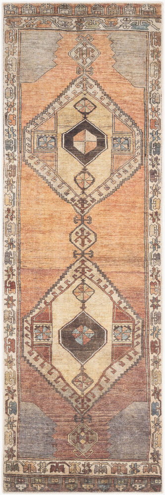 Antiquity Machine Woven Rug, by Surya, 7'2.61" length x 2'7.5" width