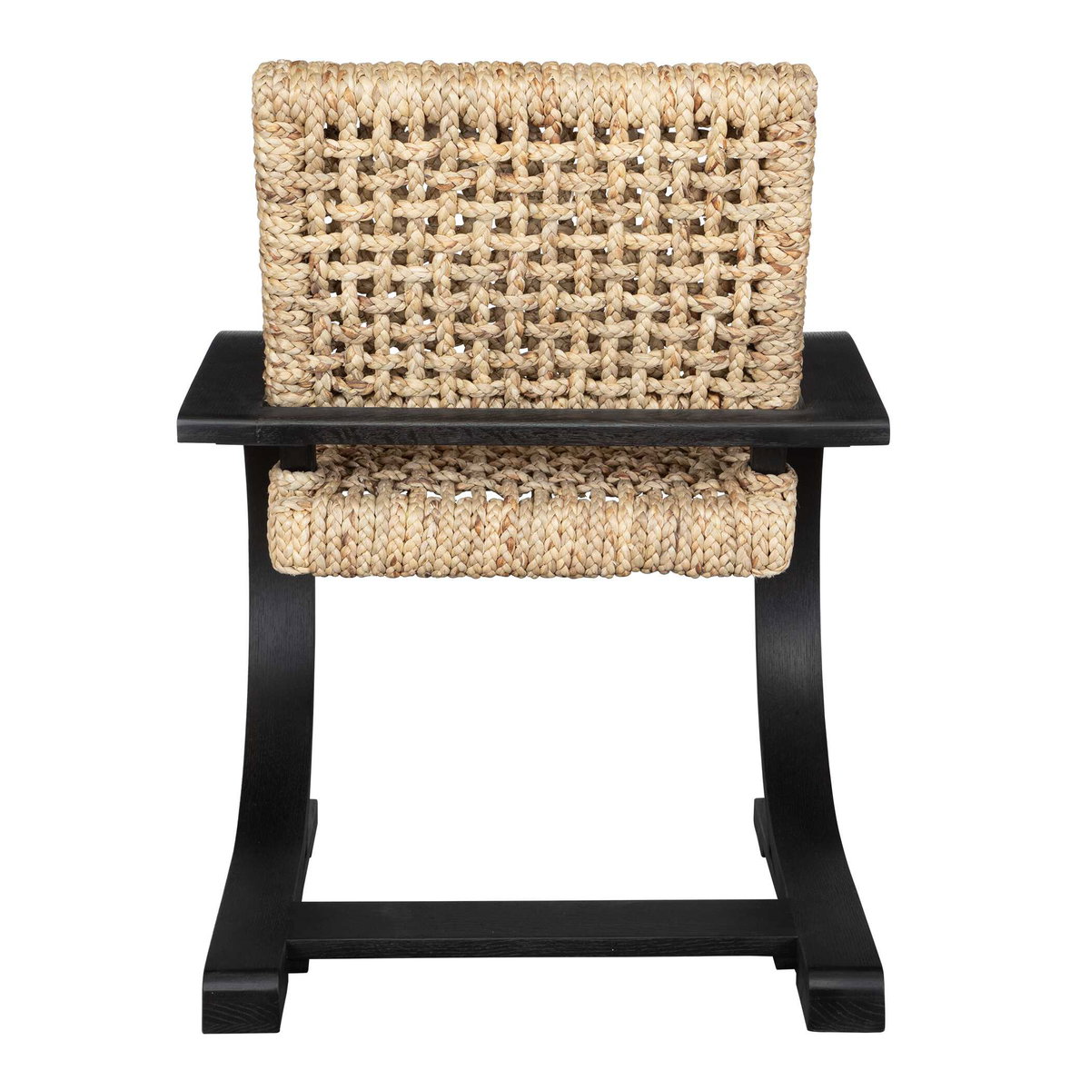 Rehema Black Dining Chair, by Uttermost, 24.5" width x 37.8" height x 25" depth View 8