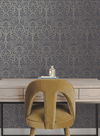 Paradise Navy & Gold Wallpaper thumbnail 3