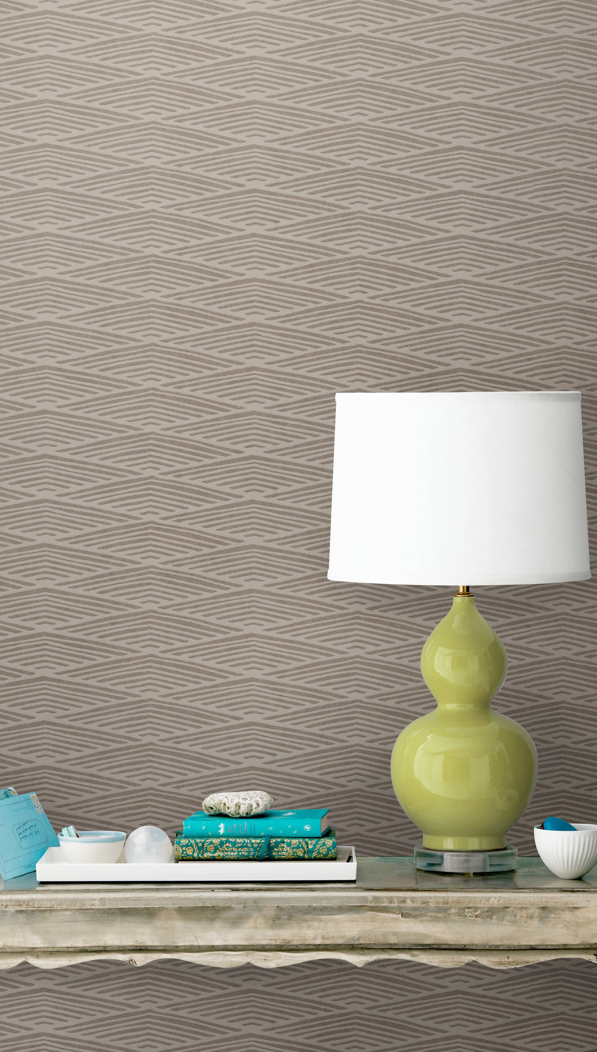 Lofty Peaks Dark Grey Wallpaper, by York Wall, 27' length x 2'3" width x 0.02" depth View 3