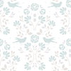Rose Lindo Woodland Sky Blue Peel & Stick Wallpaper, by York Wall, 18'10.8" length x 1'6" width x 0.02" depth thumbnail